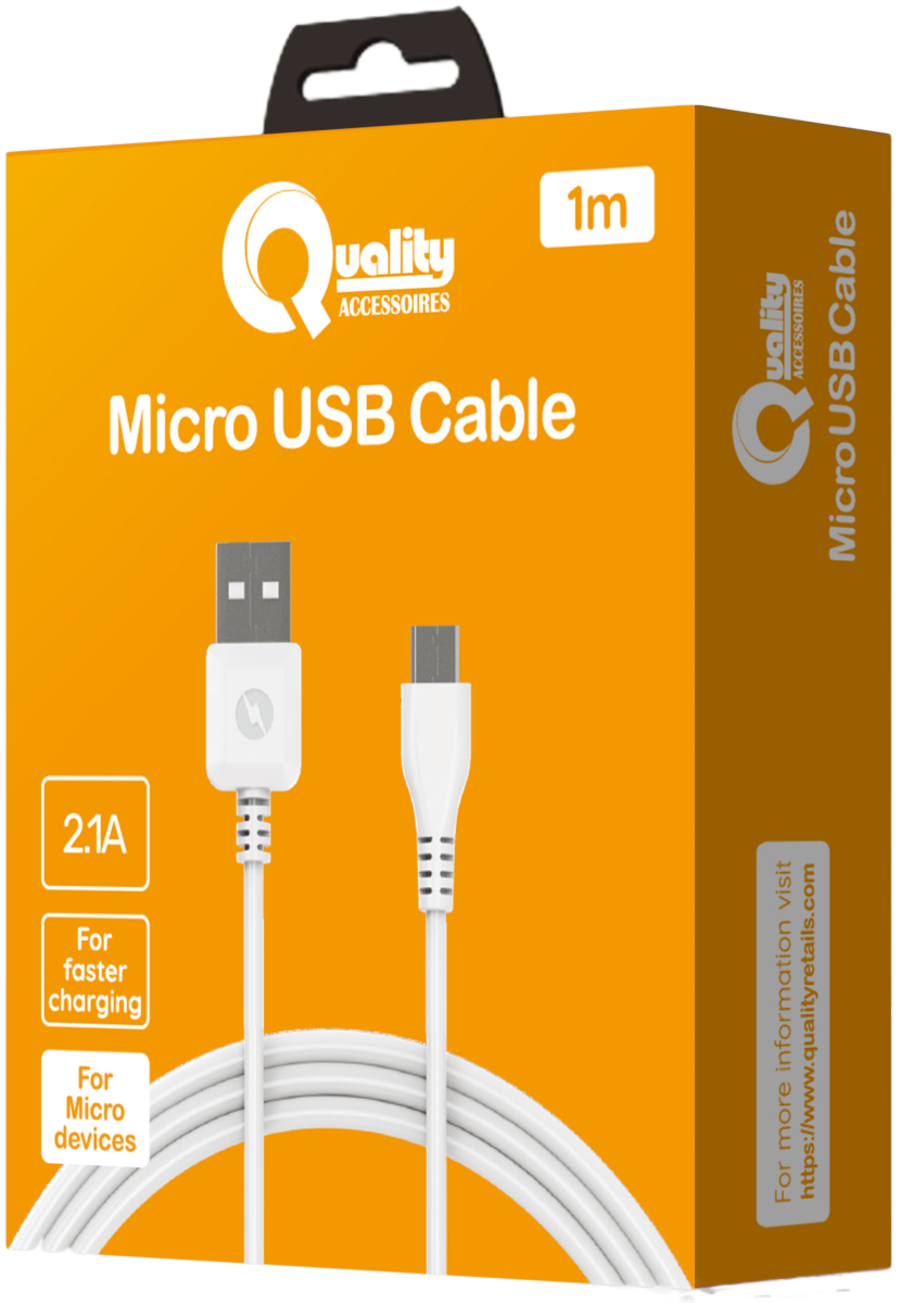 Câble Micro-USB Blanc